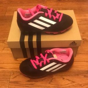 Adidas Conquisto FG J soccer cleats. Girl’s sz 11.